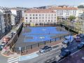 Recreación de la pista de la plaza Europa