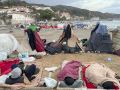 Amanecer este domingo en la playa de Benítez en Ceuta