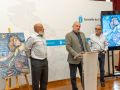 Nacha Pop y Rafa Sánchez de La Unión completan un histórico cartel para honrar a la patrona de A Coruña Un momento de la presentación del programa de las fiestas del Rosario