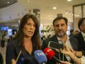 La conselleira María Martínez Allegue y el presidente de Aproinco, Ángel Jove Alborés