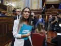 MADRID, 02/10/2026.- La portavoz de Junts per Catalunya en el Congreso, Míriam Nogueras, llega al Congreso de los Diputados para el pleno en el que se debate y vota los decretos de vivienda del Gobierno, este viernes. EFE/J.J. Guillén