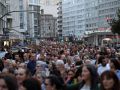 Parte de las 10.000 personas que recorrieron las calles este sábado