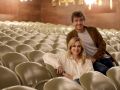 Marta hazas y Javier Veiga, en el teatro Colón