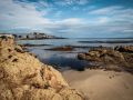 Un día con marea baja en Riazor