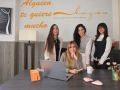 El equipo de Lazos, con su directora, Alicia López Losantos, en el centro