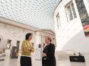 As representantes da Xunta e do British Museum, en Londres