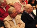 Raimundo Calvo, a la izquierda de la imagen, al lado de José Manuel Romay, en un acto del PP de Betanzos