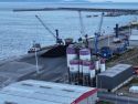 Instalaciones de Hormigones Carral en el Puerto Exterior de Langosteira