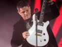 Alejandro Sanz, durante su concierto en el Coliseum de A Coruña en 2010