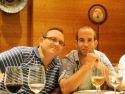 Antonio López junto a su hijo Pablo