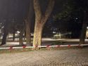 Zona precintada por la Policía Nacional en Santa Margarita tras el asesinato de un joven