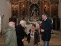 López Campos visita la capilla de Vilasantar