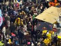La calle San Juan, durante el Martes de Carnaval