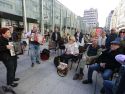 Nueve músicos interpretaron piezas populares en una jornada con gran afluencia y llena de entusiasmo