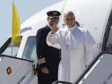 El papa llega a Barcelona