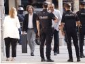 El juez Santiago Pedraz (2i) a su llegada a la Audiencia Nacional , el martes, donde reanuda la ronda de interrogatorios en el caso Leire