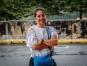Patricia Fernández, presidenta de los vecinos de Novo Mesoiro