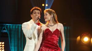 Tinho y Olivia cantan 'Cheek to cheek' en la gala de Operación Triunfo