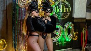 Las bailarinas de Sunday Experience, durante una prueba la semana pasada