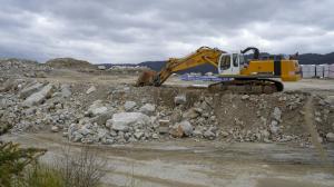 Obras en una parcela del polígono de Morás (Arteixo) 