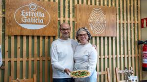 Los impulsores de Impronta, Claudia Felizziani y Dante Colaiacovo, en su local de O Temple