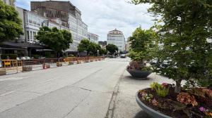Betanzos está realizando actuaciones en el entorno de la plaza de los Irmáns García Naveira