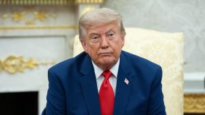 El presidente de EEUU, Donald Trump, durante una reunión en el Despacho Oval de la Casa Blanca el pasado 21 de julio