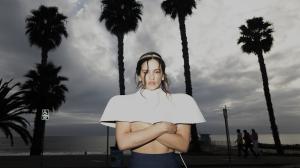La cantante catalana Rosalía, durante la presentación el pasado lunes 3 de noviembre de su disco ‘Lux’ en México