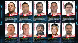 Los delincuentes más buscados por la Policía Nacional