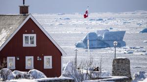 Imagen de archivo de una vivienda en Nuuk, la capital de Groenlandia