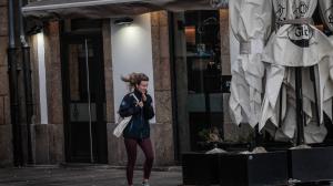 Viento en A Coruña el 15 de enero