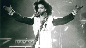 Prince, durante su concierto en A Coruña en 1990