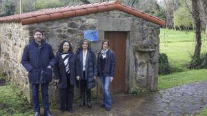 Carlos Calvelo, Belén do Campo, Patricia Amado y Pilar Arias, este martes en Sisalde