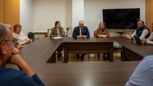 El alcalde, José Ramón Rioboo, se reunió con los vecinos