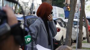 Patricia Úriz, exmujer del exasesor de Ábalos, a su llegada al Tribunal Supremo en Madrid donde se retoma este lunes el juicio por presunta corrupción