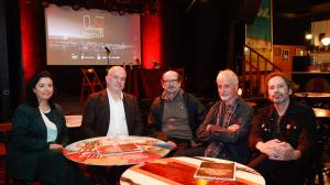 Un momento de la presentación del festival +QJazz