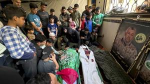 La mezquita Suhada Al Aqsa de la ciudad de Gaza (norte) celebró en la mañana de este sábado el funeral de uno de sus últimos altos cargos de largo recorrido en la Franja, Izz al Din Al Haddad