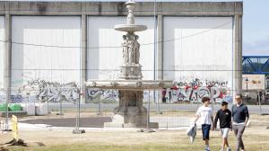 La Fuente de las Cuatro Estaciones, en el entorno del Complexo Deportivo do Carregal y del García Hermanos, se muestra como nunca tras la restauración