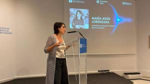 María Jesús Lorenzana durante su participación en el evento