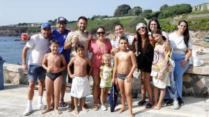 O Portiño homenajeó este domingo 19 de julio a la patrona de los marineros, para poner en valor la identidad de la zona
