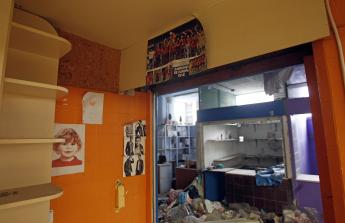 Así fue el derribo del interior del mercado de Santa Lucía de A Coruña