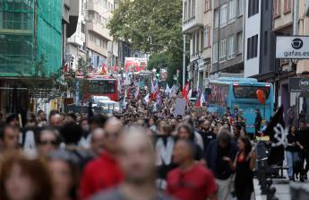 Alrededor de 1.000 personas marcharon por A Coruña