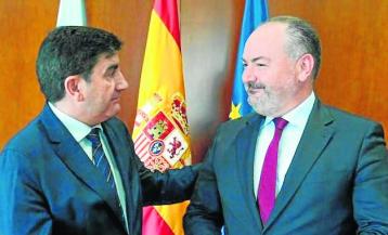 Blanco mantuvo un encuentro con Rioboo en la sede de la Delegación