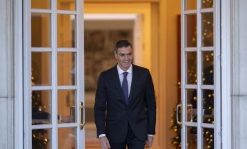 Pedro Sánchez en Moncloa