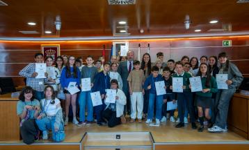 Pleno infantil en el concello de Culleredo