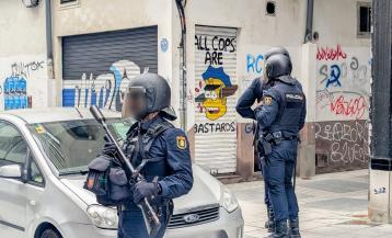 Incidentes con ultras del Leganés en A Coruña