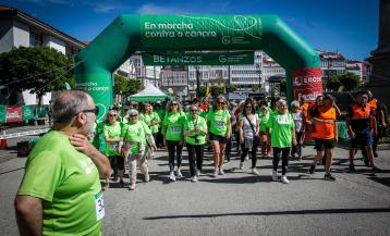 Cientos de personas recorrieron las calles del casco urbano para unirse a la 'marea verde'