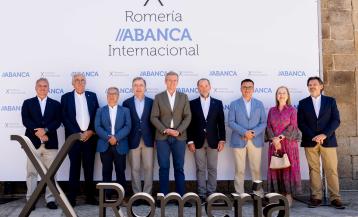 Algunos de los invitados de la Romería de Abanca