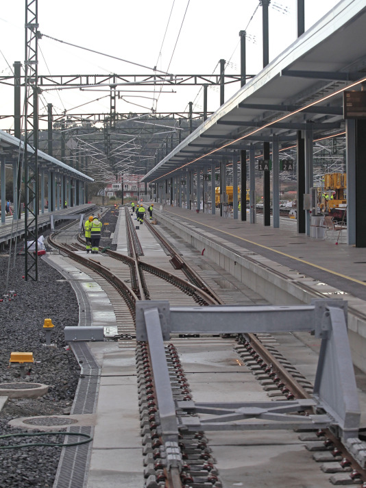 La nueva estación provisional de tren de A Coruña (23)