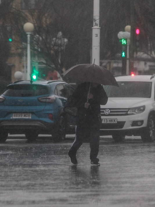 Viento y lluvia por el temporal Herminia en A Coruña @ Quintana (13)